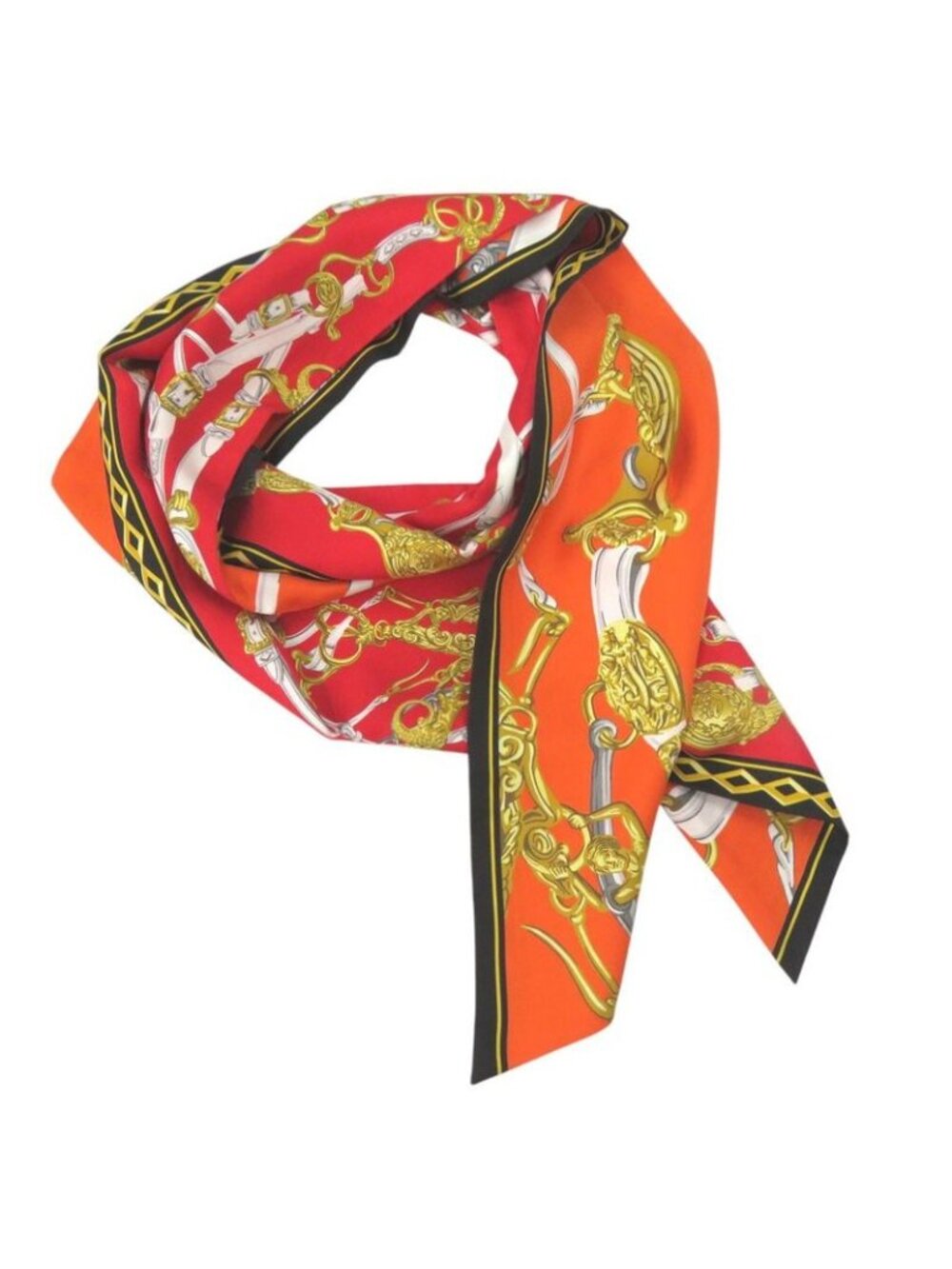 Hermes Brides De Gala Maxi Twilly Scarf Silk - Picture 7 of 9